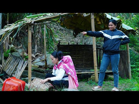 The single mother and her young child were driven out of their home in desperation.