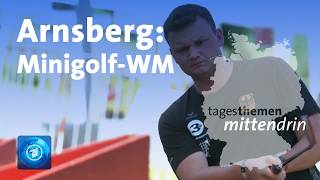 Arnsberg-Neheim: Deutsche auf Medaillenjagt bei Minigolf-WM | tagesthemen mitten