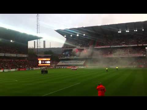 Standard Lüttich - FC Zürich (Intro+Pyro)