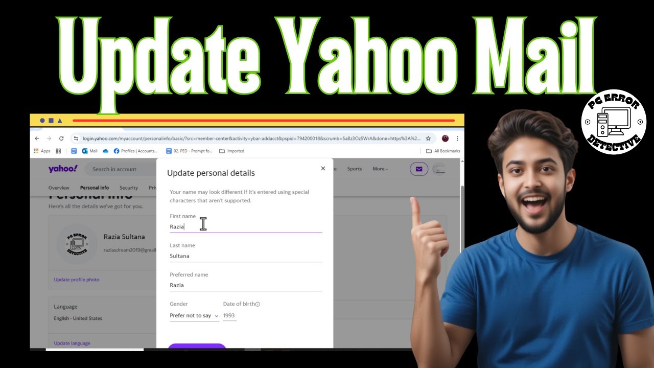 Cara Memperbarui Yahoo Mail | Menjaga Informasi Akun Tetap Akurat (2025)