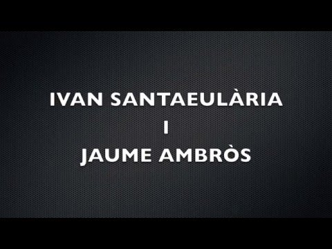 Jaume Ambròs, Ivan Santaeulària i Esther Ambròs