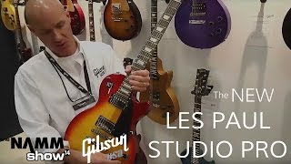 Video thumbnail for The New Les Paul Studio Pro from Gibson USA  •  NAMM 2014 by Wildwood Guitars