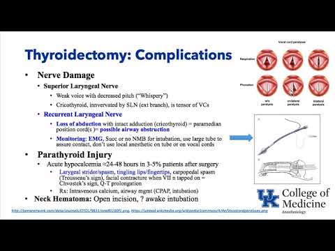 University of Kentucky Anesthesiology General Clincal #2 ENT & Eyes - (Dr. Schell)
