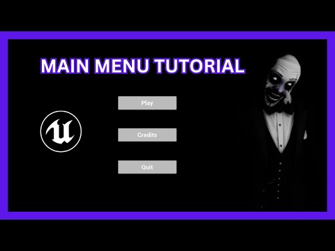 How To Create A Main Menu in Unreal Engine 5