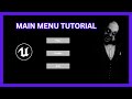 How To Create A Main Menu In Unreal Engine 5