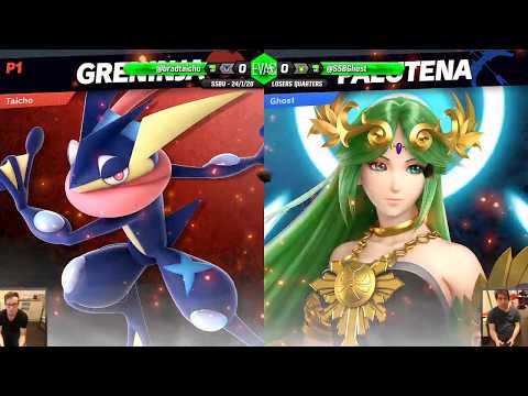 EVAC 24/1/20 - SSBU - DF | Taicho (Greninja) vs KNG | Ghost (Palutena/Mii Brawler) - Winners Finals