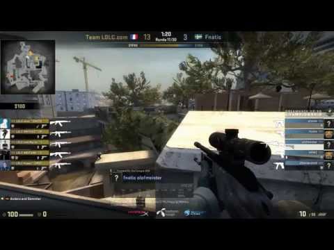 CS:GO - FNATIC vs LDLC - OVERPASS BOOST (Dreamhack Winter 2014)