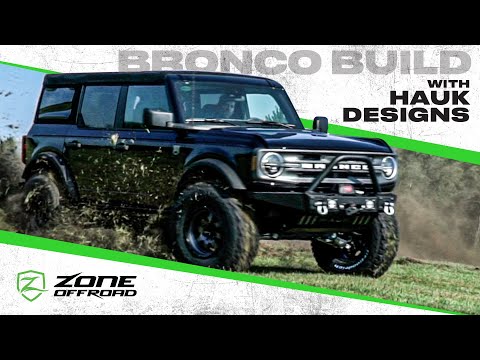 Zone 2in. Suspension Lift Kit | ZONF1221 | 2021 - 2024 Ford Bronco with factory yellow Bilstein Shocks