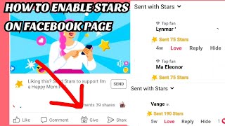 HOW TO ENABLE STARS ON FACEBOOK PAGE|STEP BY STEP TUTORIAL|I