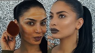 Eloise tear drop makeup brush-contour/highlight routine