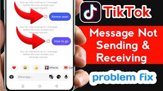 Download lagu Fix Tik Tok message not send problem 2026😱|tiktok message not sending & receiving problem✅ mp3 Download lagu Fix Tik Tok message not send problem 2026😱|tiktok message not sending & receiving problem✅ mp3
