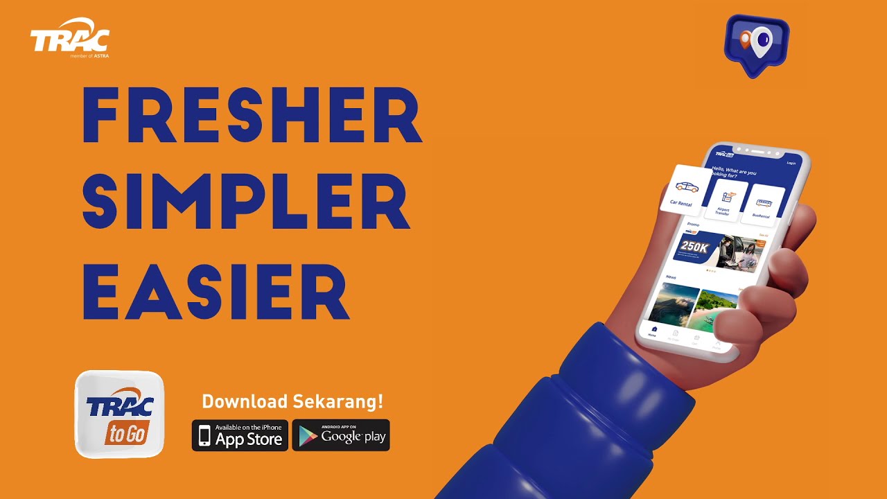 Update Tampilan Baru Aplikasi #TRACToGo, Rental Mobil Makin Mudah & Aman