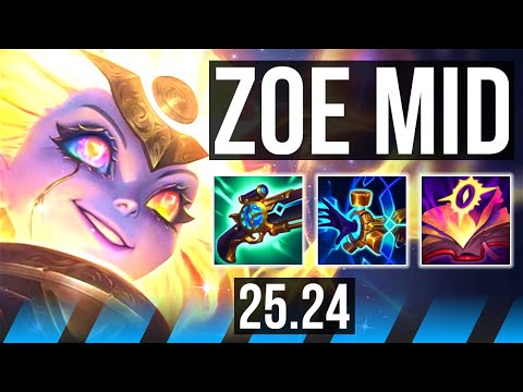 ZOE vs IRELIA (MID) | EUW Master | 25.24