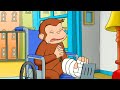 Nicke Nyfiken Ett Helt Avsnitt Benbrottet Tecknad Film För Barn