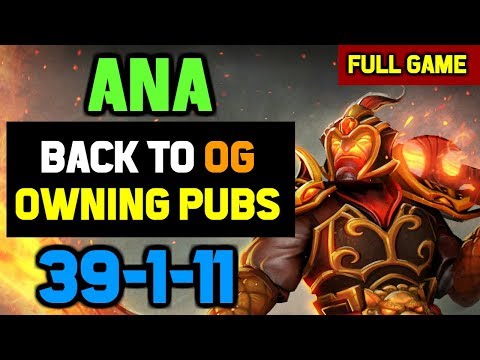 OMG! 39 Kills in 24 mins - Ana full Agressivie Ember Spirit Safelane Carry gameplay