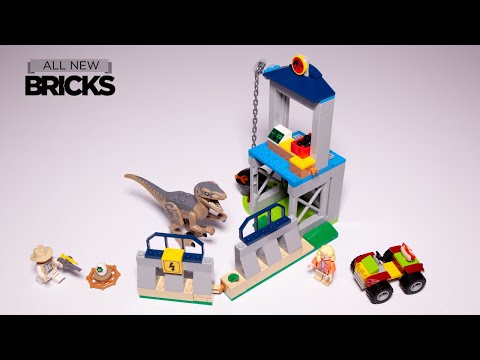 Vidéo LEGO Jurassic World 76957 : L'évasion du vélociraptor