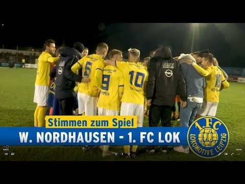 Stimmen zum Spiel Wacker Nordhausen - 1. FC Lok Leipzig am 02.11.2018