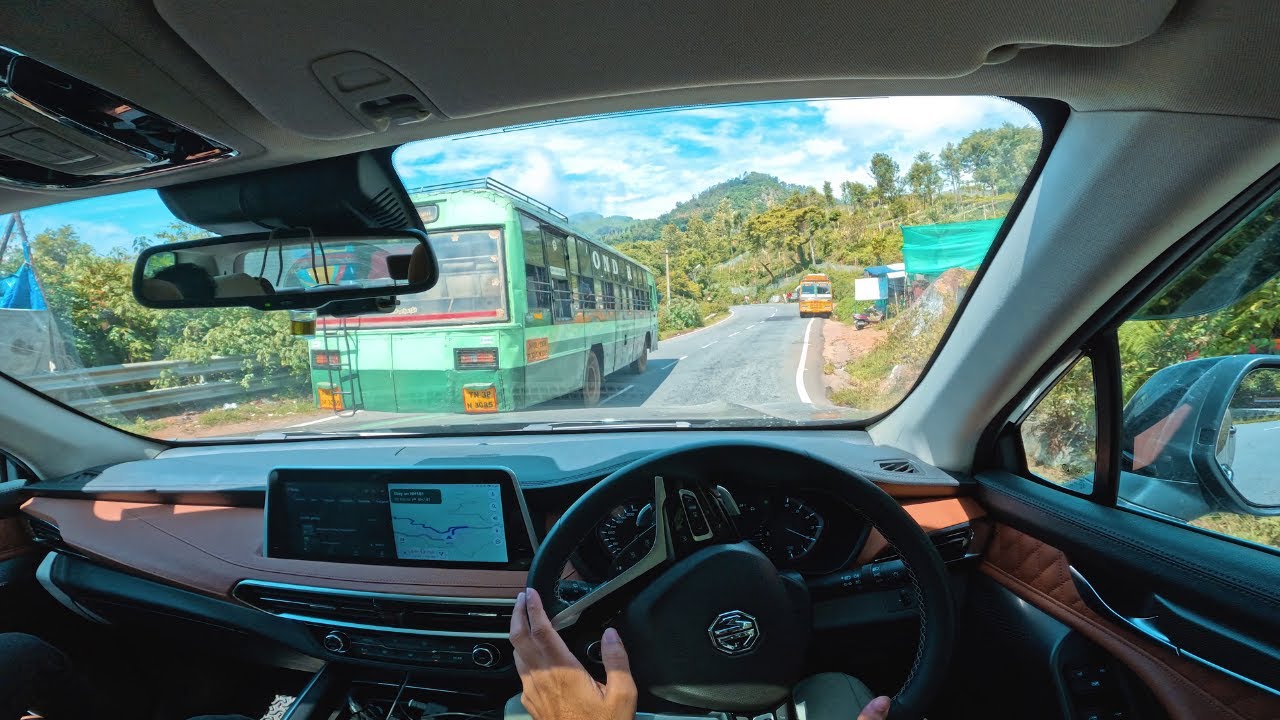 MG Gloster POV Driving | On My Way from Ooty to Polachi | Via Conoor Hill Road | Raw Driving Sound