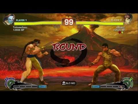 mayas2 [Fei] vs TodomeSasu [Vega] SSF4 Japanese Online Ranked Matches - TRUE-HD