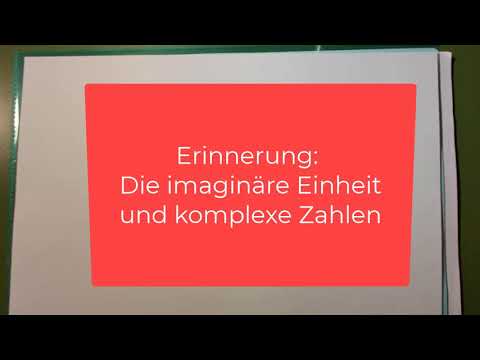 3x9 Minuten zur komplexen Wechselstromrechnung: Motivation - Basis - Ansätze