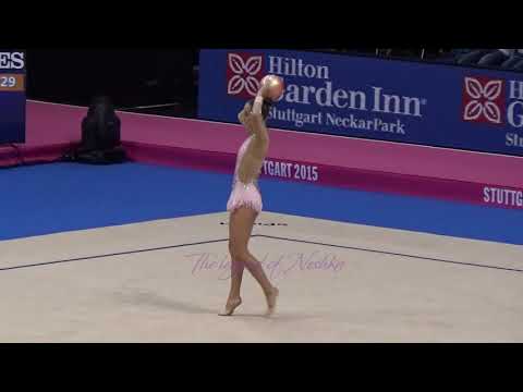 Olga STORK (LTU) ball - 2015 Stuttgart worlds Qualifs