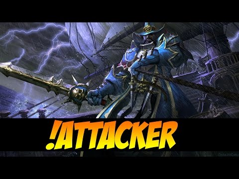 THE BEST KUNKKA IN THE WORLD - !Attacker 7500MMR Plays Attacker - Dota 2