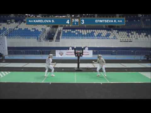 T32 EFIMTSEVA K. - KARELOVA S. Black sea cup / women's individual (Green piste)