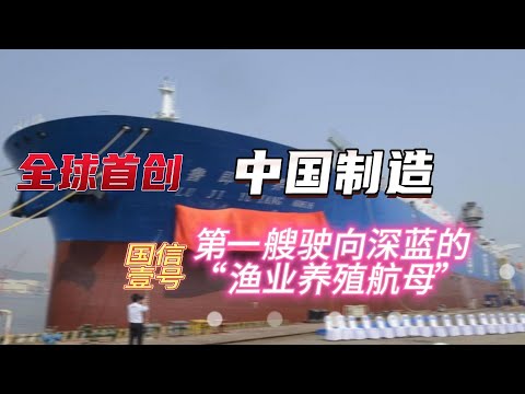 #驶向深蓝的&ldquo;渔业养殖航母&rdquo;, #深海远洋养殖，#巨无霸，#10万吨排水量，#年产3700吨优质鱼， #100K Ton Super Carrier， #fishing Farm,