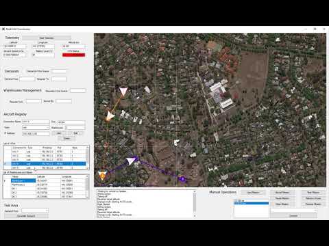 Multi UAV Coordinator Telemetry Test