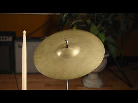12" Zildjian A 1940s 1st / 2nd / Pre-Trans Stamp Splash Cymbal 362g *Video Demo* image 7