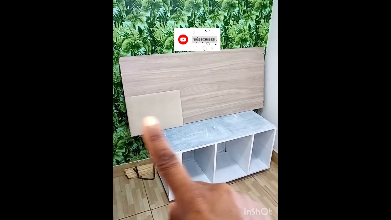 fiz meu canto alemão/ usei portas de guarda roupa / apaixonada ❤️/ será que ficou bom 🤭