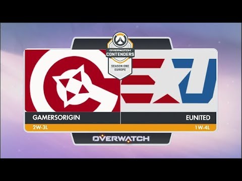 GamersOrigin vs eUnited (Part 2) | OW Contenders Season One: Europe
