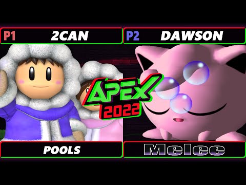Apex 2022 - 2Can (Ice Climbers) Vs. Dawson (Jigglypuff) SSBM Melee Tournament