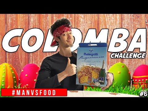 MANGIO UNA COLOMBA DI PASQUA CHALLENGE - EASTER Cheat Meal | MAN VS FOOD