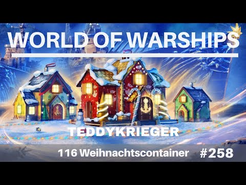 Weihnachtscontainer Opening [258] World of Warships [Gameplay] [deutsch]
