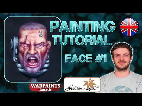 How to paint a Space Marine face