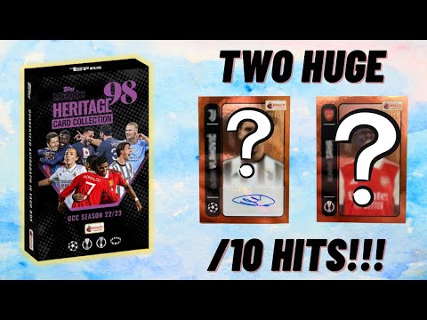 NEW! Topps Merlin 98 Heritage box opening! TWO HUGE HITS!