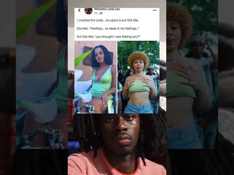 ice spice is evil Ella MaiElla Mai: "Feelings.. so deep in my feelings."Evil Ella Mai: "you thought