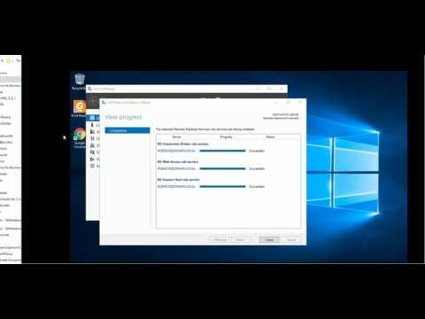 How to install Remote Desktop Service RDS role Windows 2016 Server