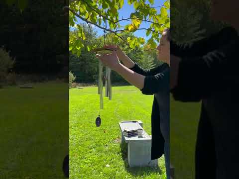 The Woodstock Amethyst Chime #meditation  #chimes #amethyst #windchime