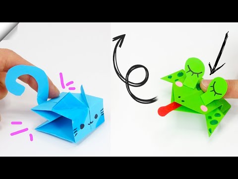 Fun and easy paper game 6 moving paper toys