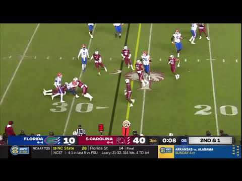 2021 USC vs Florida - Cam Smith and Jordan Burch Tackle for Loss