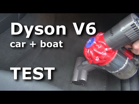 Dyson V6 Car + boat test| Saugtest | Anwendung | Review | AKKU Handsauger | kabellos