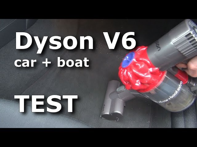 Dyson V6 Car + boat test| Saugtest | Anwendung | Review | AKKU Handsauger | kabellos