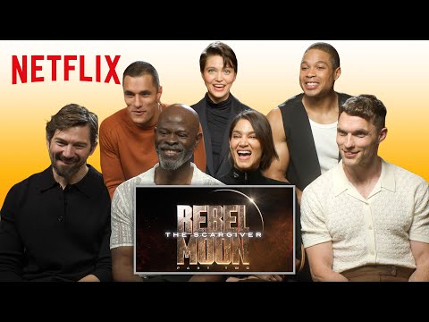 Cast Reacts | Rebel Moon: ﻿Part Two Teaser | ﻿Netflix