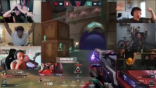 PROS/Streamers react to SEN Johnqt & TENZ back-to-back CLUTCHES against LEV
