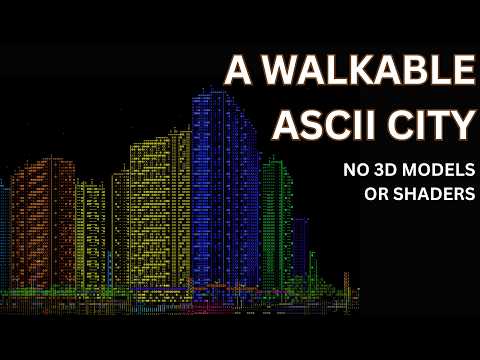Exploring a Virtual ASCII City