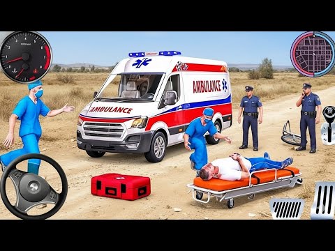 Ambulance City Rescue Simulator - 911 US Emergency Ambulance Driving 3D : Android Gameplay