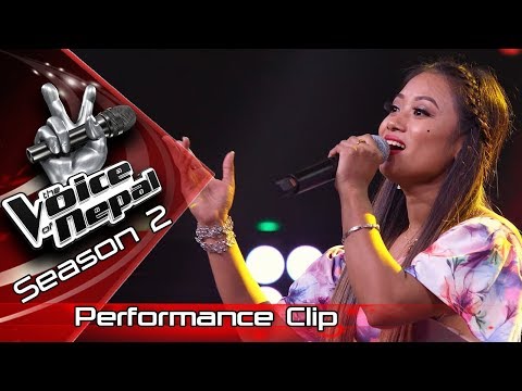 Mechu Dhimal "Sapana Bhai Aankhama" - LIVE -The Voice of Nepal Season 2 - 2019
