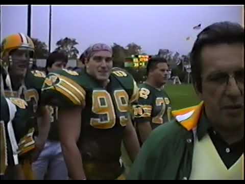 Football NMU 24 vs Ferris St 22  1988